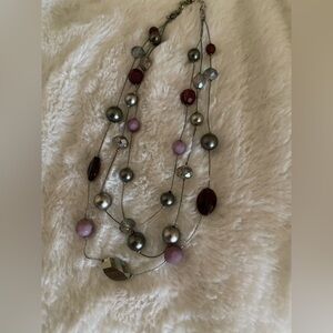 Elegant Multi-Color Beaded Necklace